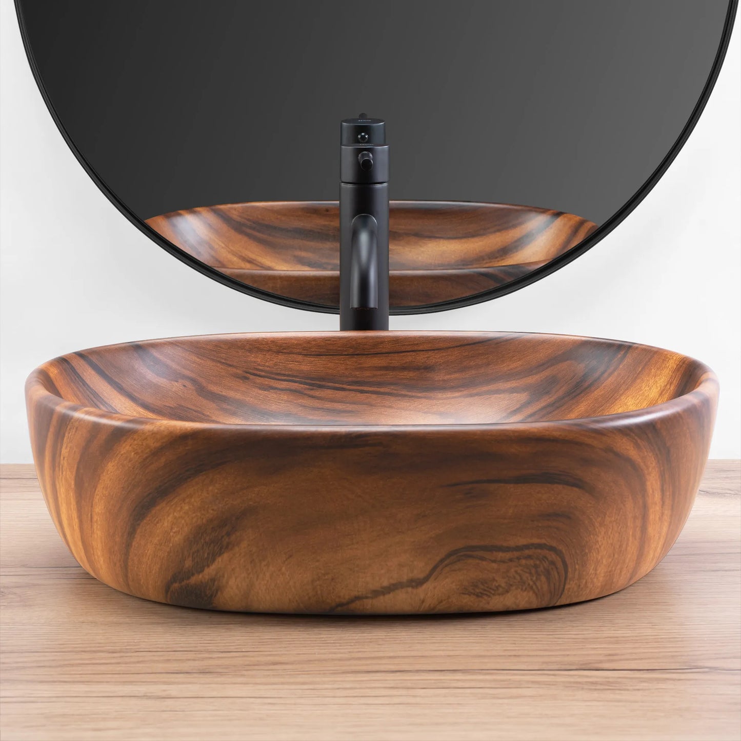 Aufsatzwaschbecken Amelia Wood Matt 48x34,5cm