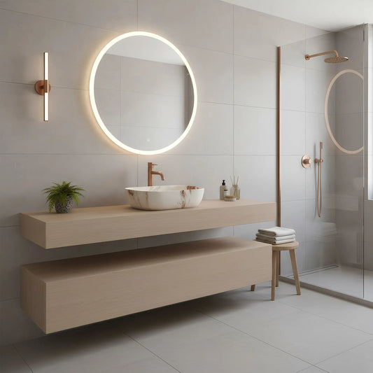 Aufsatzwaschbecken Belinda Marrone Matt 46,5x33cm