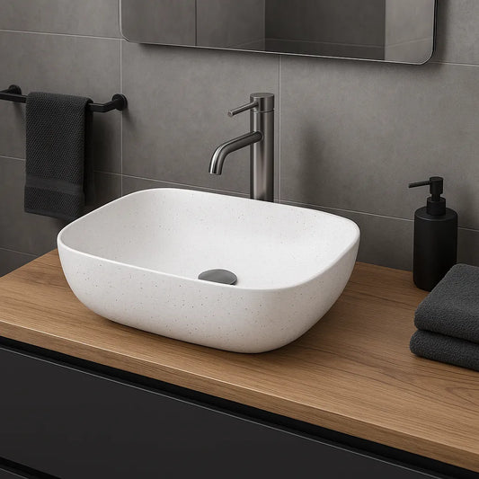 Aufsatzwaschbecken Belinda Warm 46x32cm