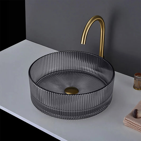 Aufsatzwaschbecken Ingrid Grey ∅ 36cm