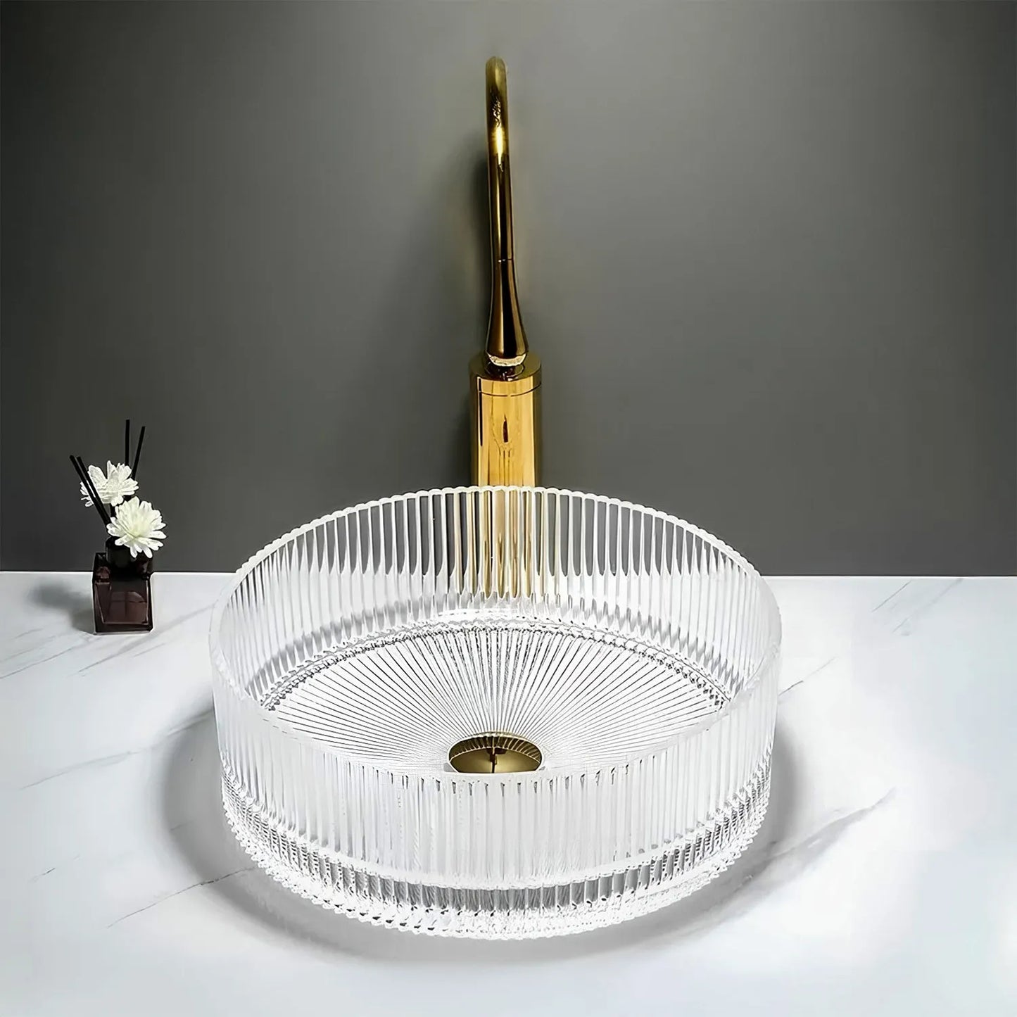 Aufsatzwaschbecken Ingrid White ∅ 36cm