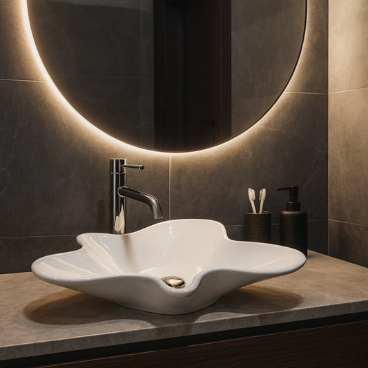 Aufsatzwaschbecken Izolda 53x46cm