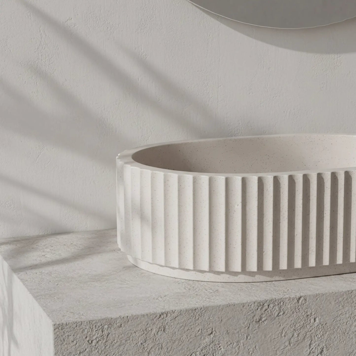 Aufsatzwaschbecken Margaret Beige 49x35,5cm