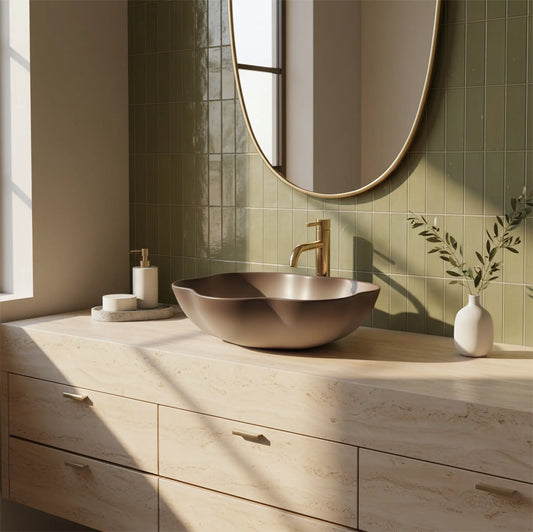 Aufsatzwaschbecken Pearl Ombre 50,5x38cm