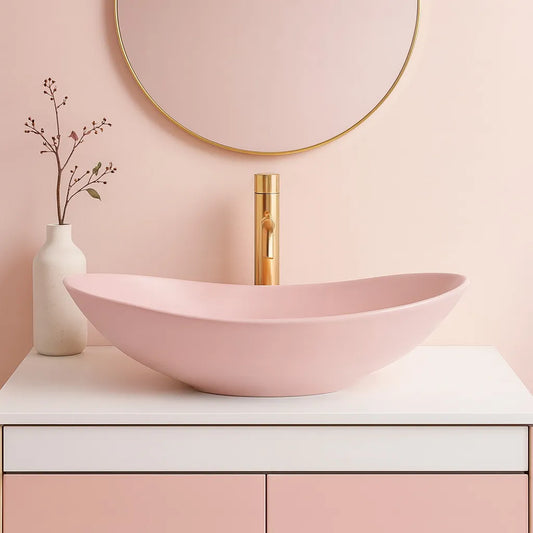 Aufsatzwaschbecken Royal Pink Matt