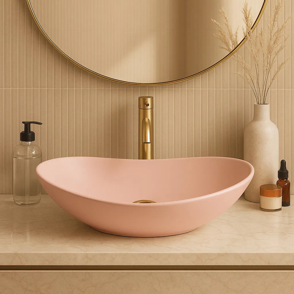 Aufsatzwaschbecken Royal Pink Matt