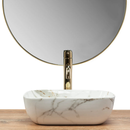 Aufsatzwaschbecken Belinda Mini Shiny Aiax 37x25,5cm