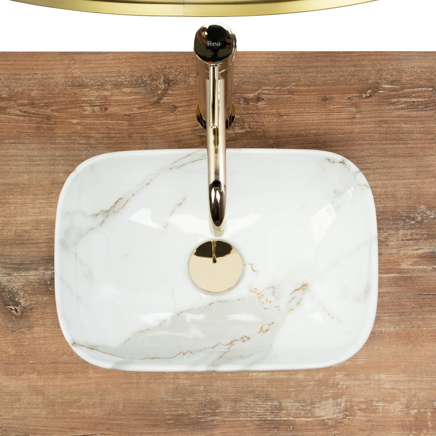 Aufsatzwaschbecken Belinda Mini Shiny Aiax 37x25,5cm