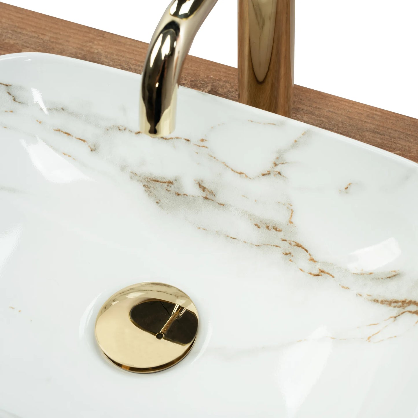 Aufsatzwaschbecken Belinda Mini Shiny Aiax 37x25,5cm