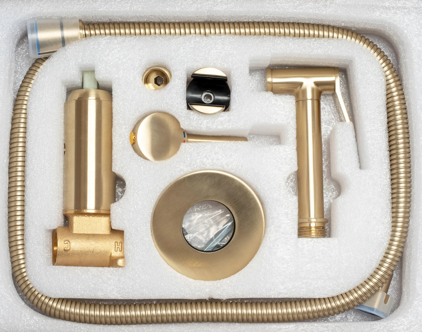 Bidetarmatur Loop Gold Matt