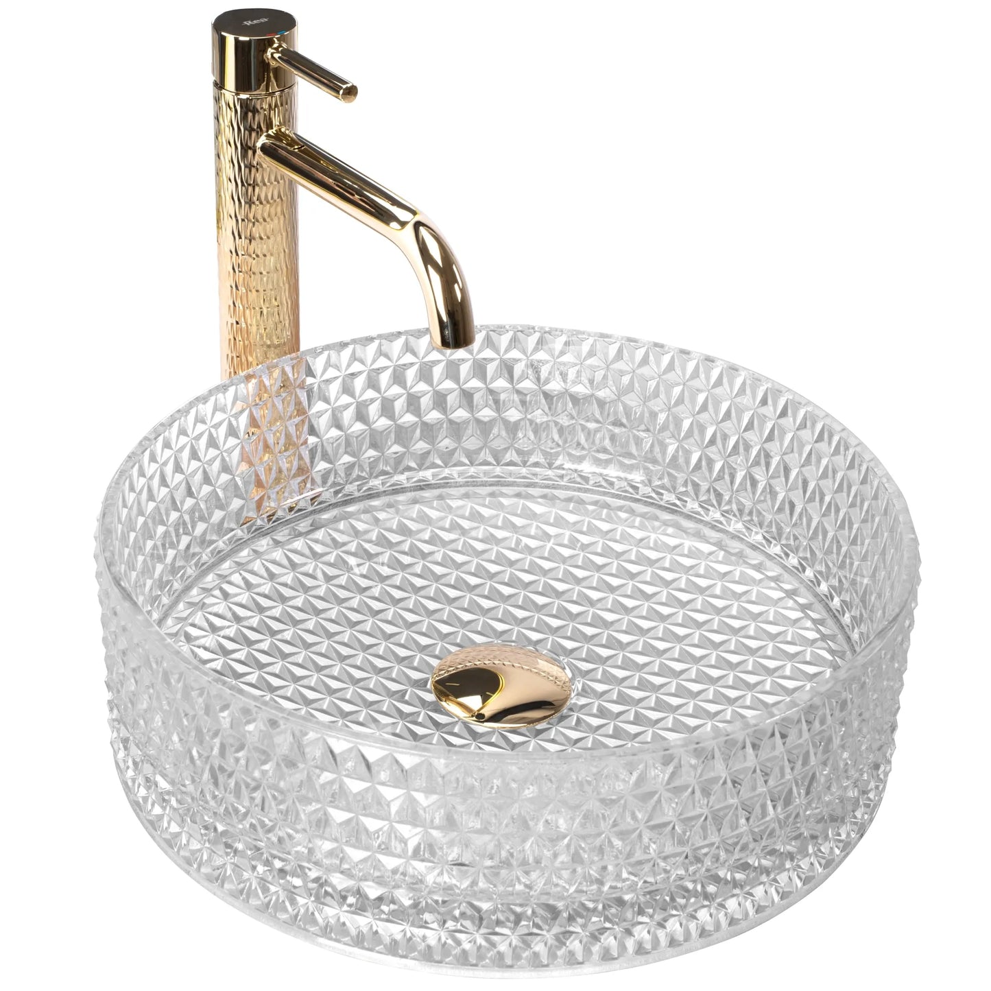 Aufsatzwaschbecken Cristal White ∅ 35,5cm
