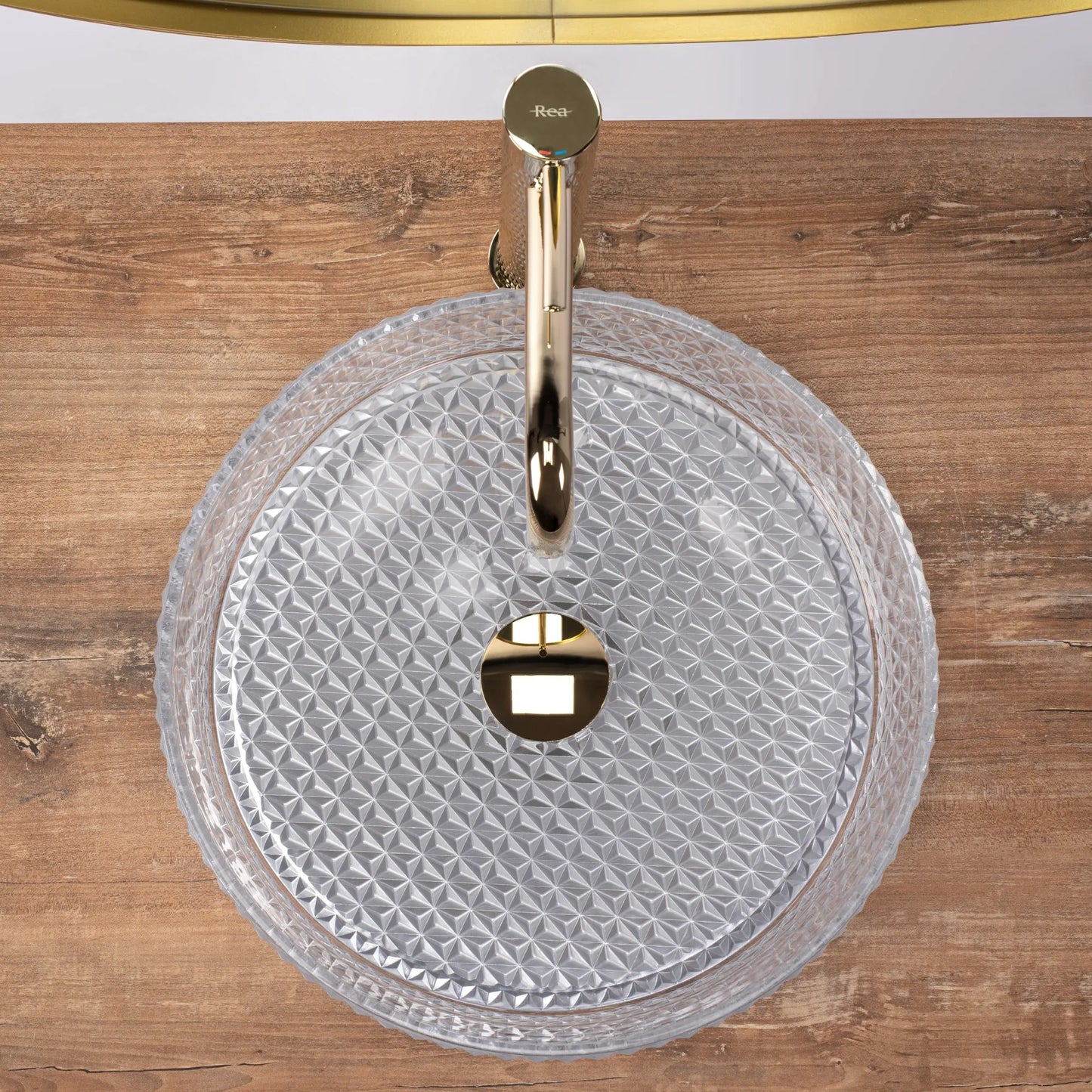 Aufsatzwaschbecken Cristal White ∅ 35,5cm