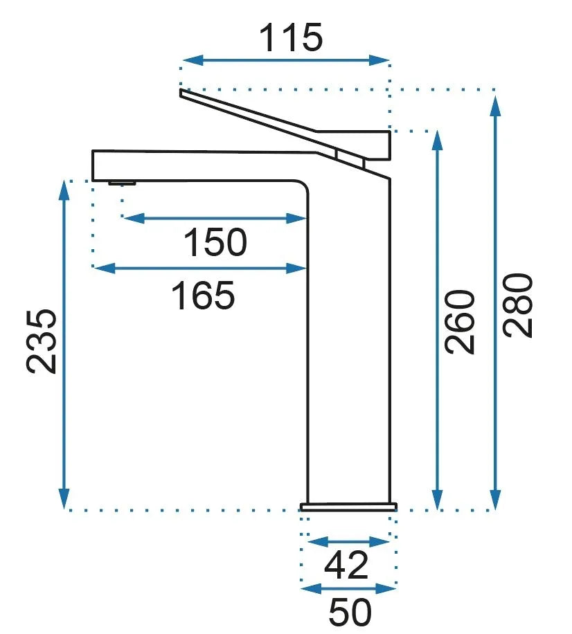 Armatur Duet High Gold