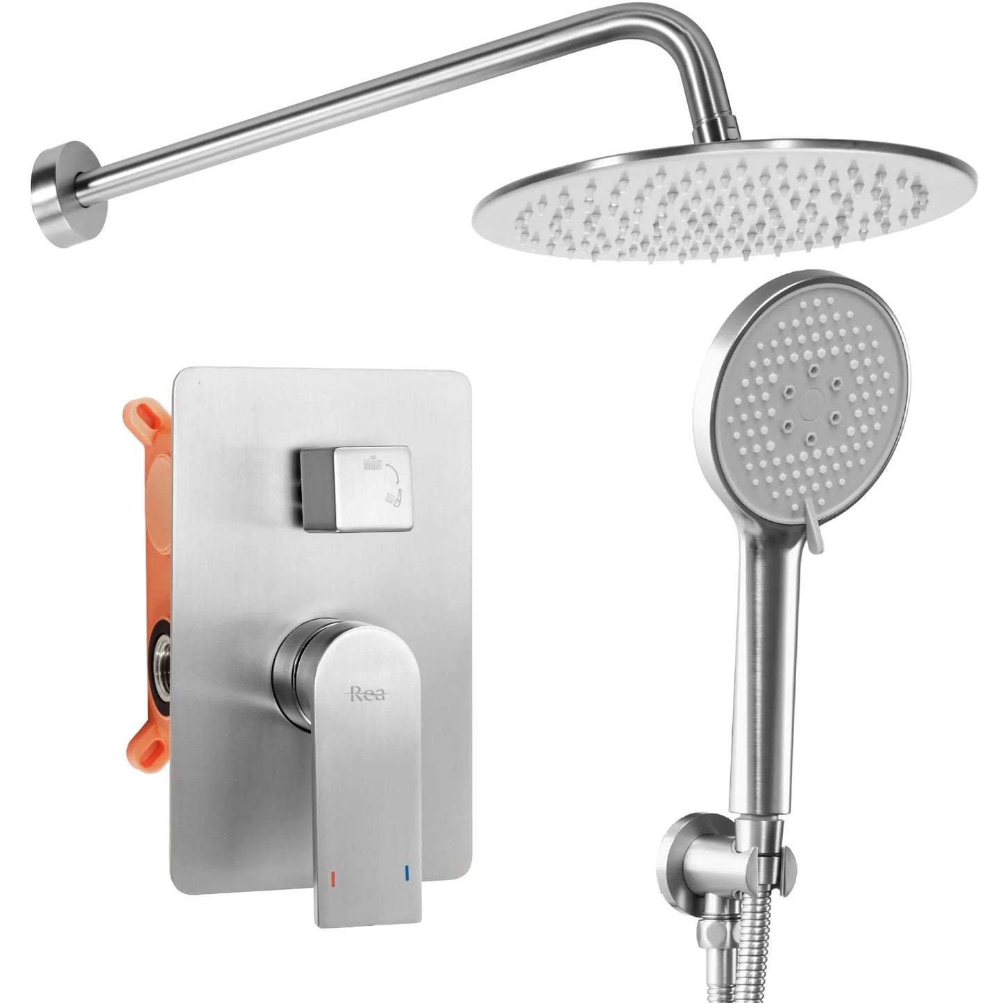 Dusche Verso Chrom Matt
