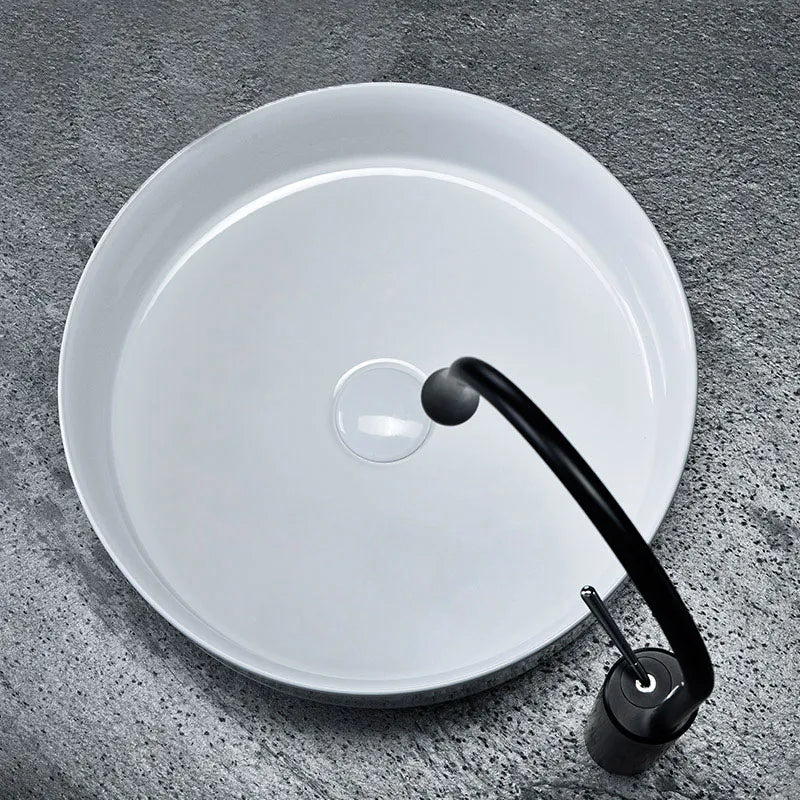 Aufsatzwaschbecken Elma Weiß ∅ 45cm