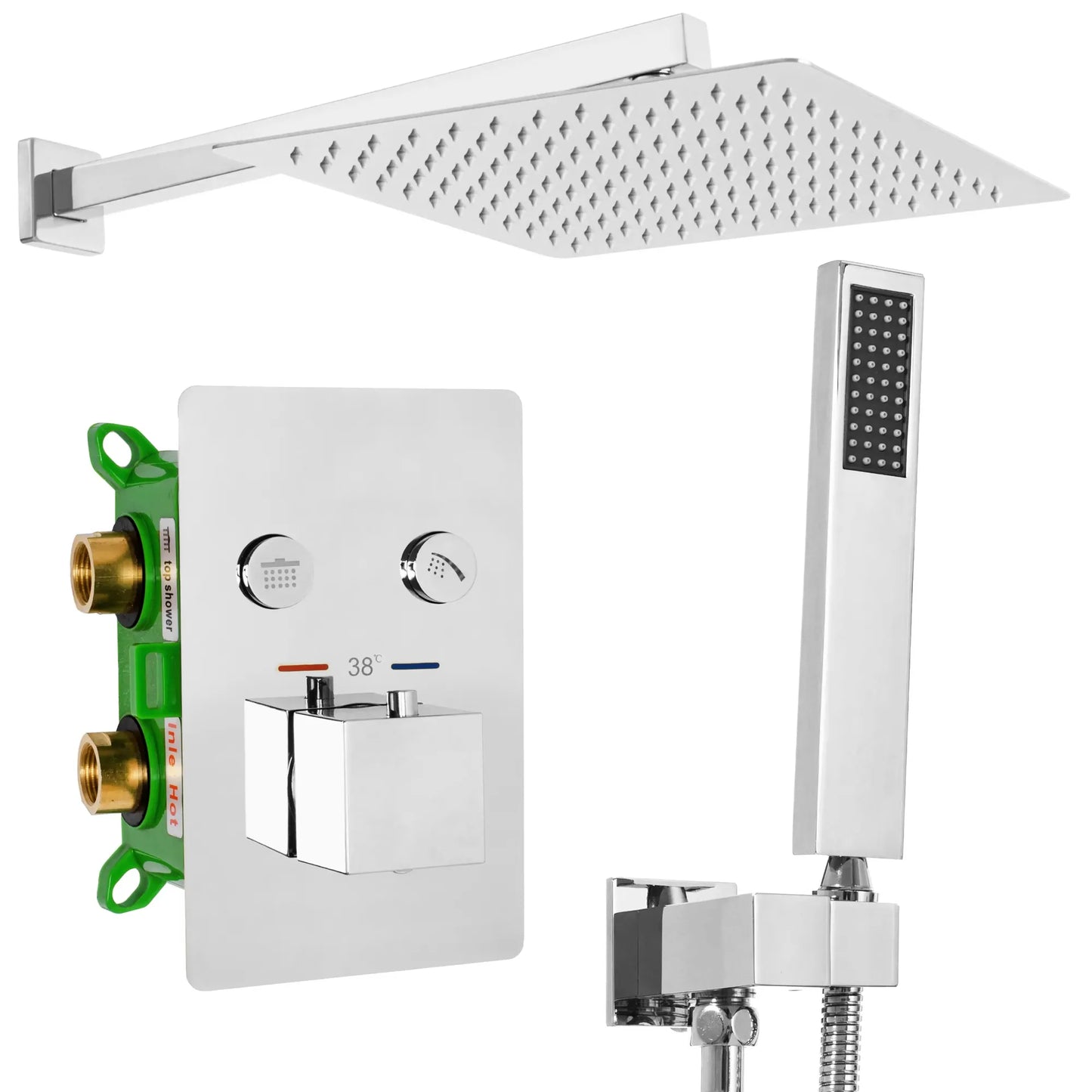 Dusche Fenix Davis Chrom (mit Thermostat)