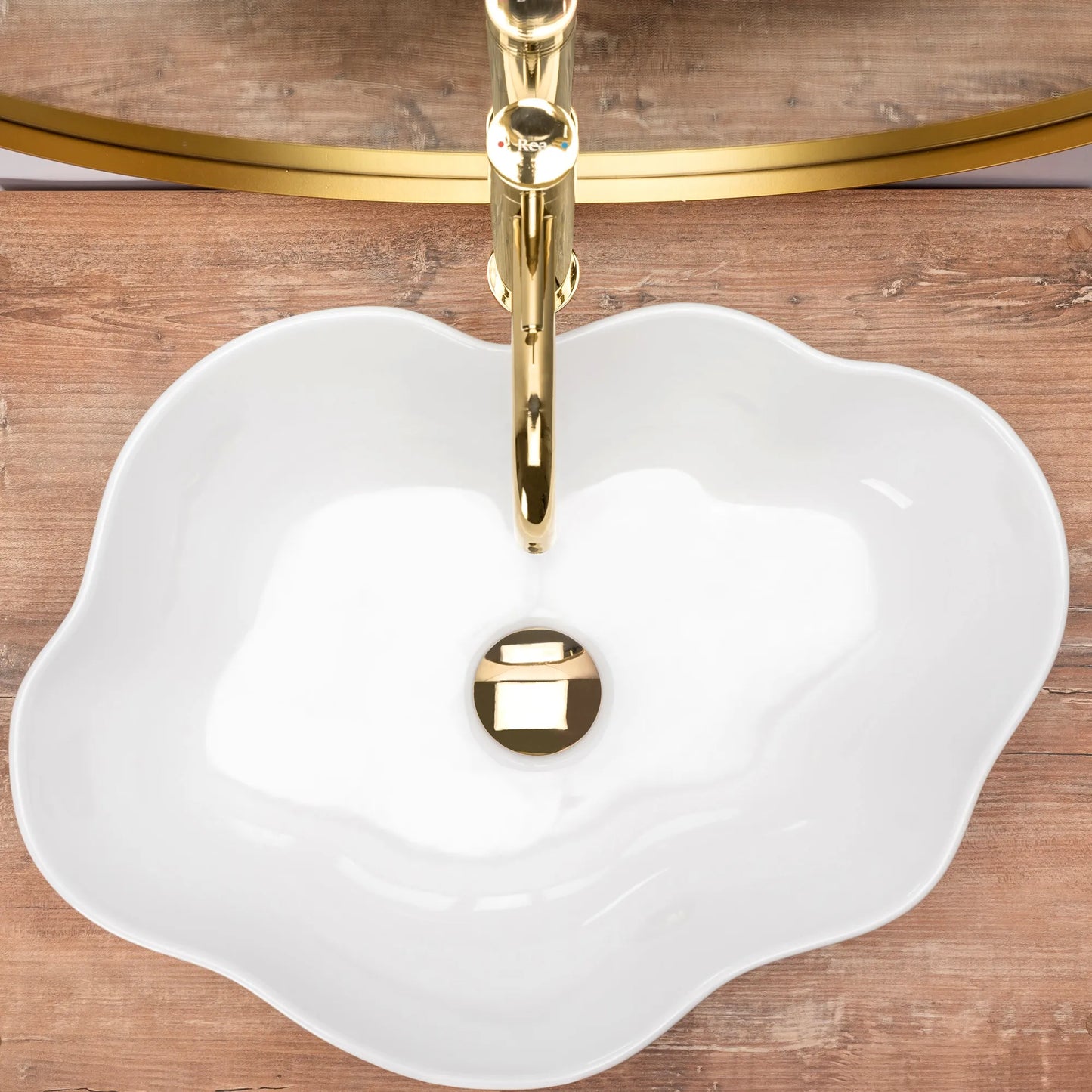 Aufsatzwaschbecken Pearl White 51,5x37,5cm