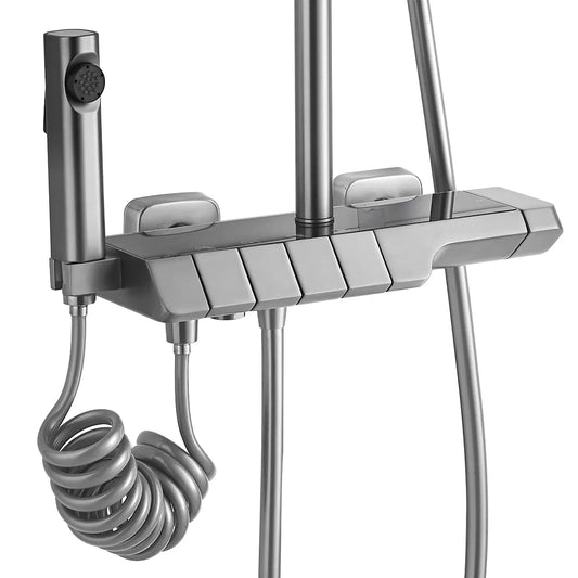 Dusche Rob Chrom Matt (mit Thermostat)