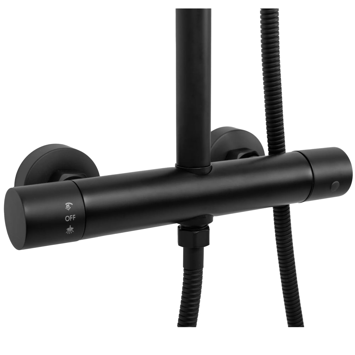 Dusche Vincent Black Matt (mit Thermostat)