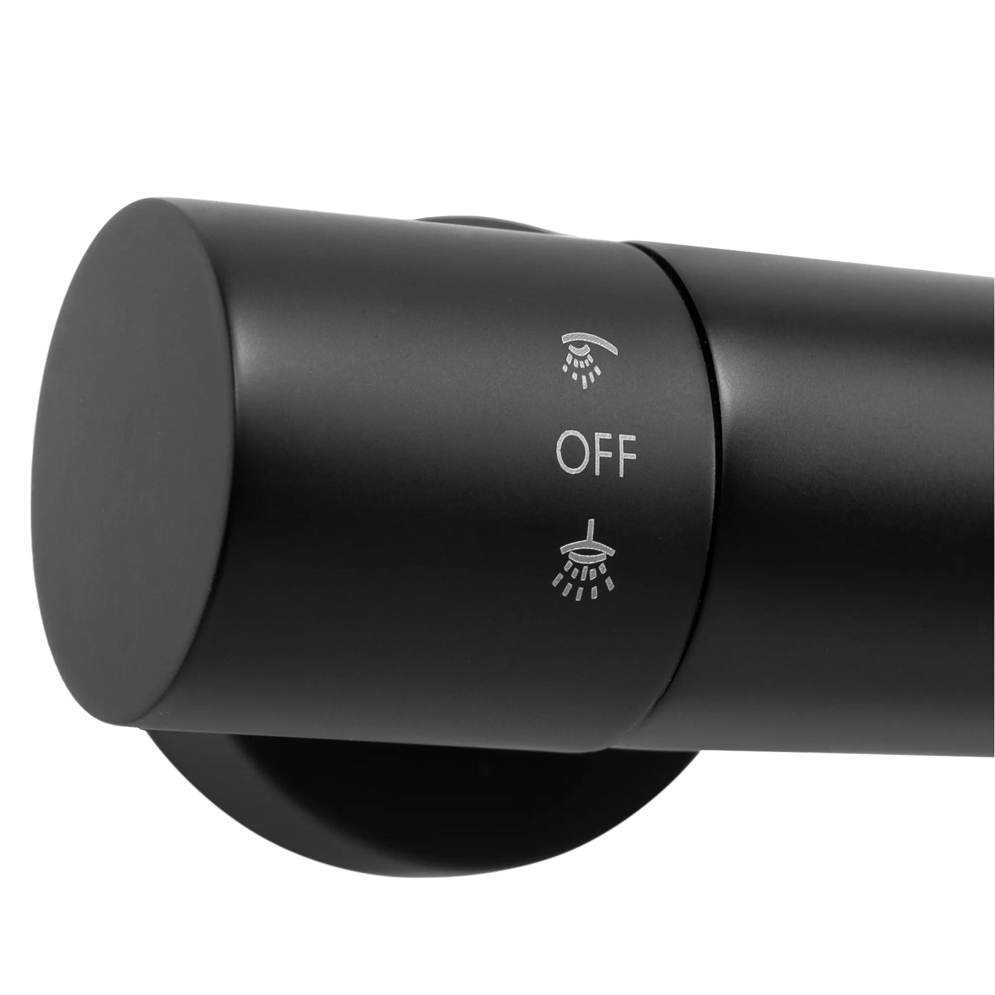 Dusche Vincent Black Matt (mit Thermostat)
