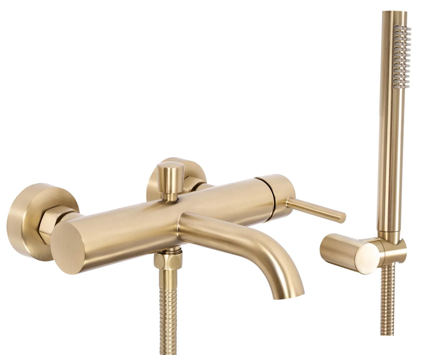 Badewannenarmatur Lungo Gold Matt