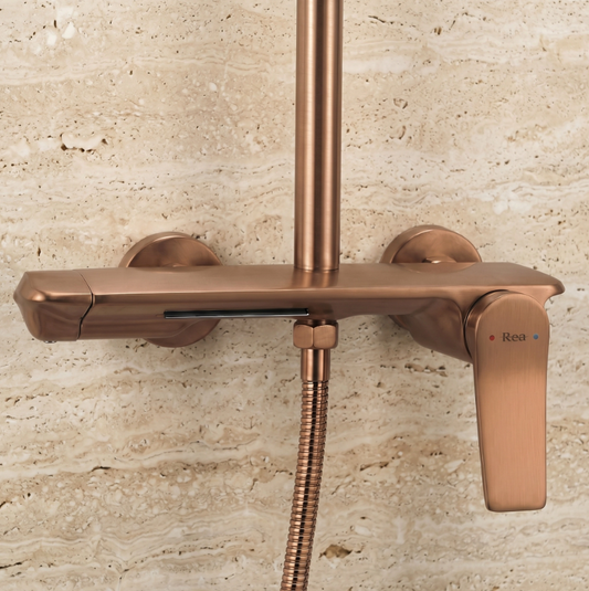 Duschsystem Vision Kupfer Matt