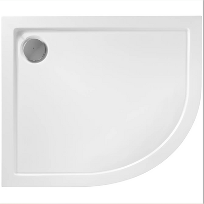 Duschwanne Look – Weiß 100× 80 cm