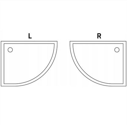 Duschwanne Look – Weiß 100× 80 cm