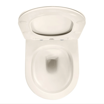 Wandhängendes WC Carlo Mini – Ecru Glänzend 49,5 × 37 cm