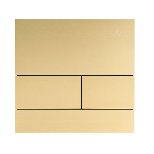 Unterputz WC Gestell Slim 024N Gold HD Drückerplatte