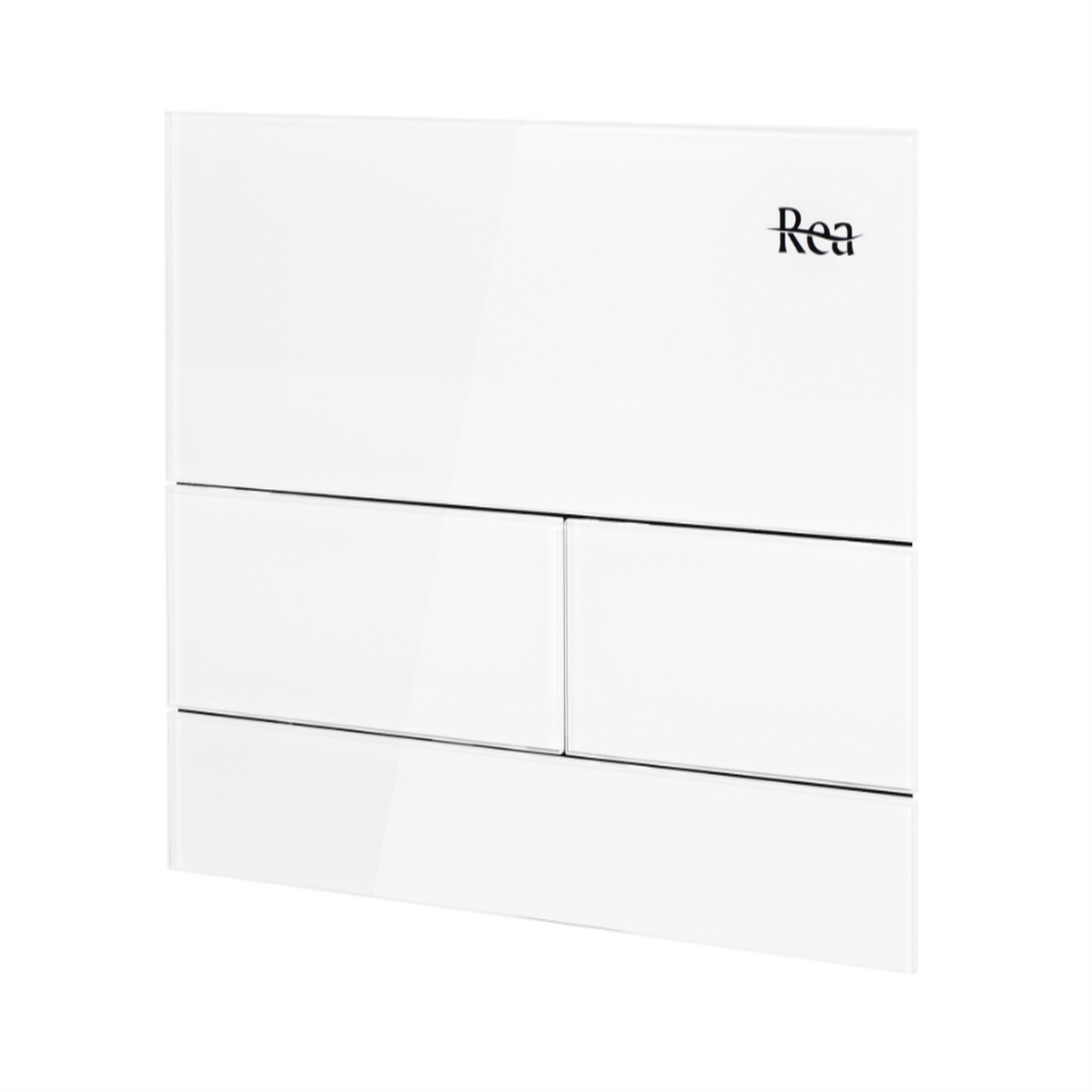 Unterputz WC Gestell Slim 024N Weiß Glas HD Drückerplatte