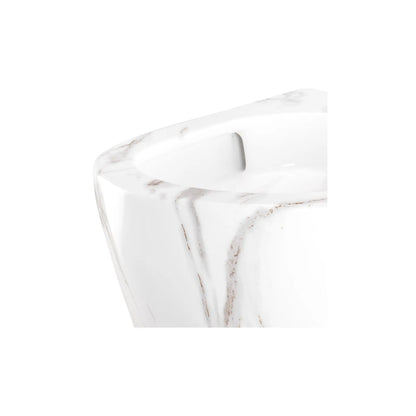 WC-Schüssel Randlos Carter Tornado Aiax – Steinoptik 49 × 37 cm