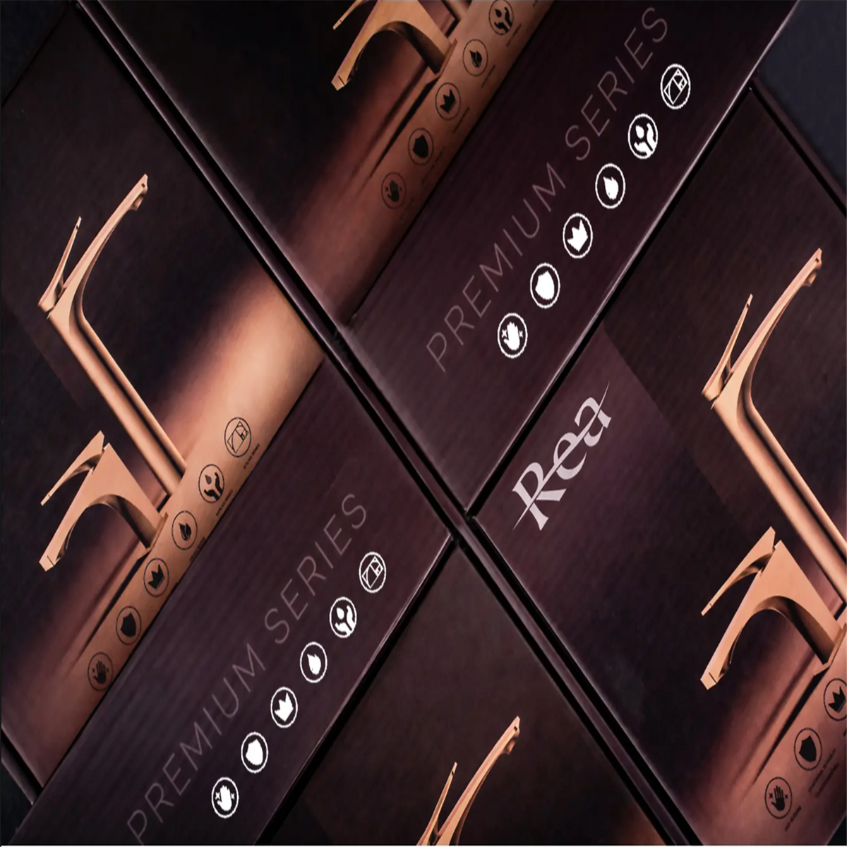 Duschgarnitur Joe Premium – Gold Matt