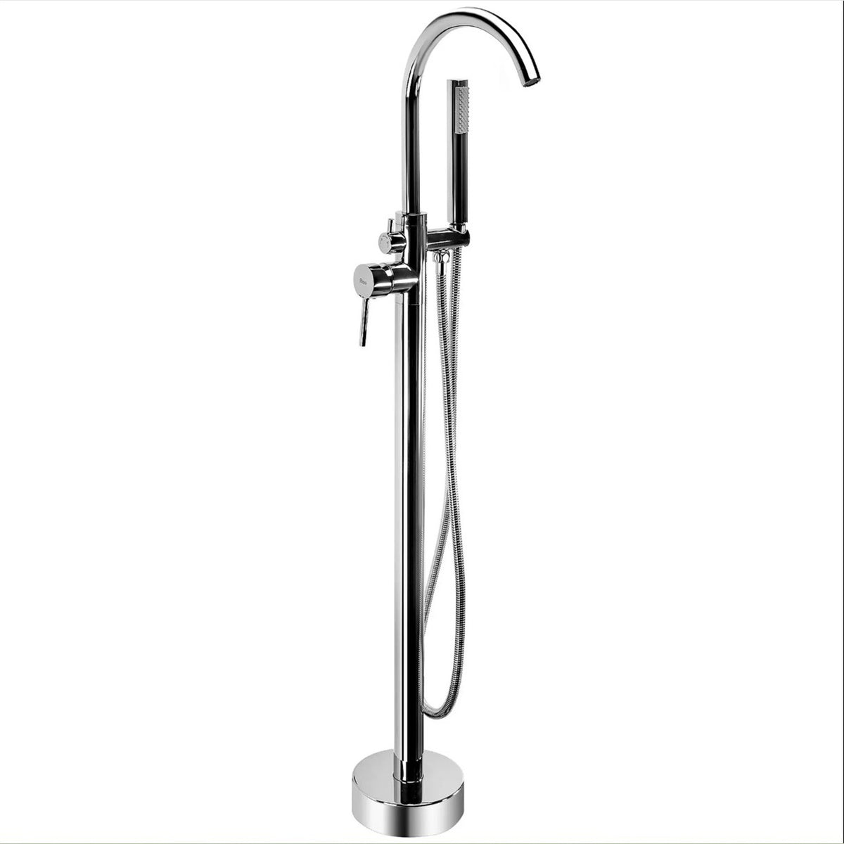 Freistehende Wannenarmatur Lungo – Chrom