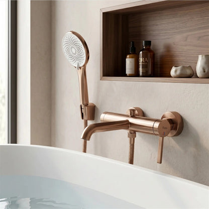 Badewannenarmatur Rivo Kupfer Matt