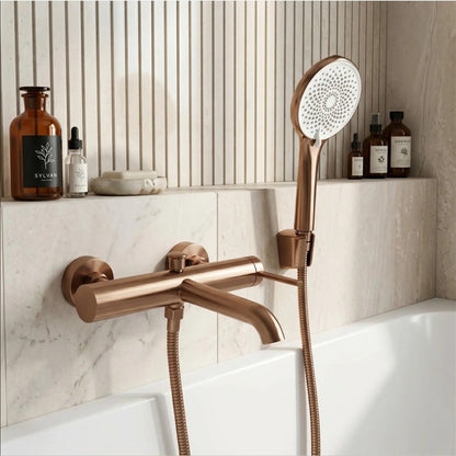 Badewannenarmatur Rivo Kupfer Matt