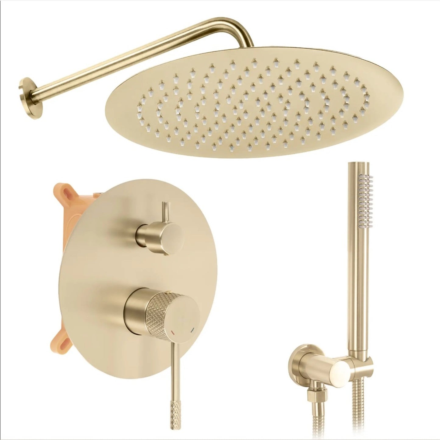 Unterputz-Duschset Venti – Gold Matt