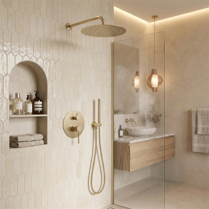 Unterputz-Duschset Venti – Gold Matt