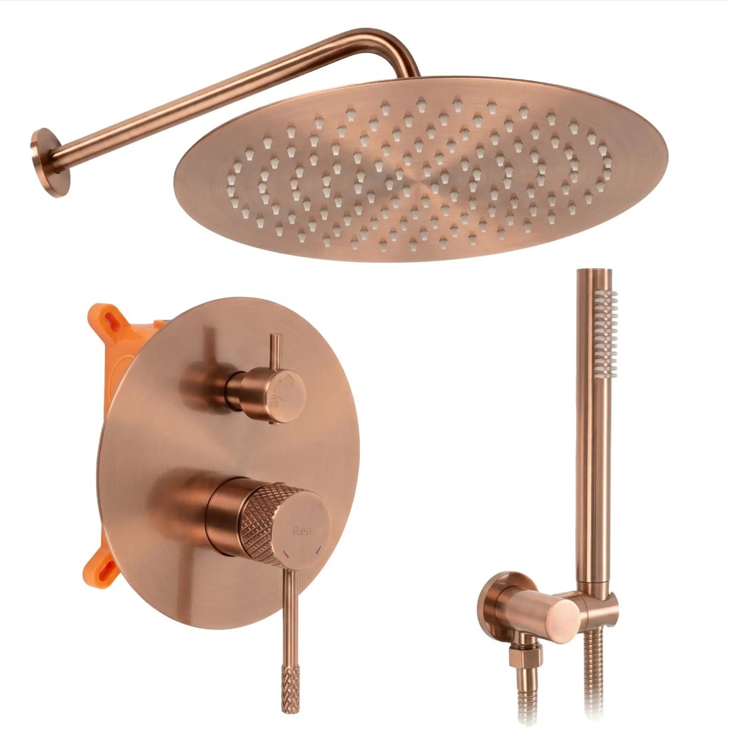 Unterputz-Duschset Venti – Kupfer Matt
