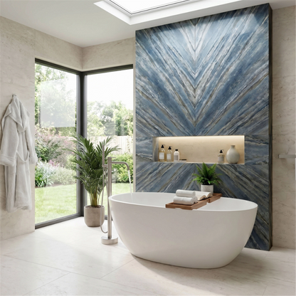Badewannenarmatur Clif Chrom freistehend mit Handbrause