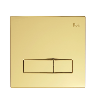 Vorwandelement für WC K011A-Q mit HD Betätigungsplatte Gold