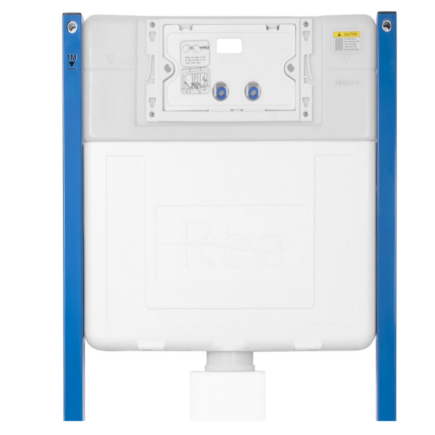 Vorwandelement für WC K011A-Q mit HD Betätigungsplatte Gold