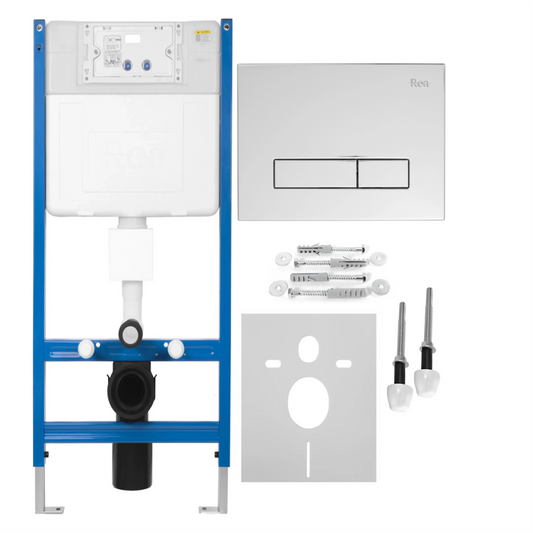 Vorwandelement WC K011A-Q  HD Chrom