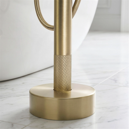 Freistehende Badewannenarmatur Venti – Gold Matt