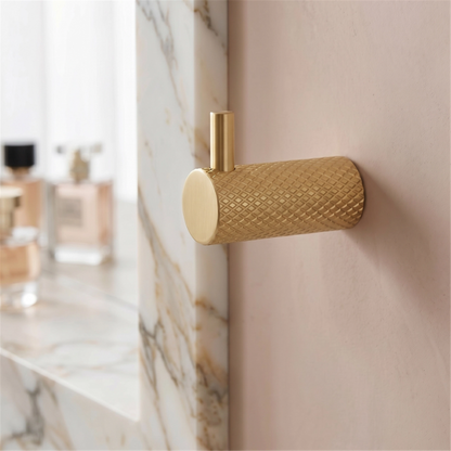 Badezimmerhaken A62305BG Gold Matt | Eleganter Wandhaken fürs Bad