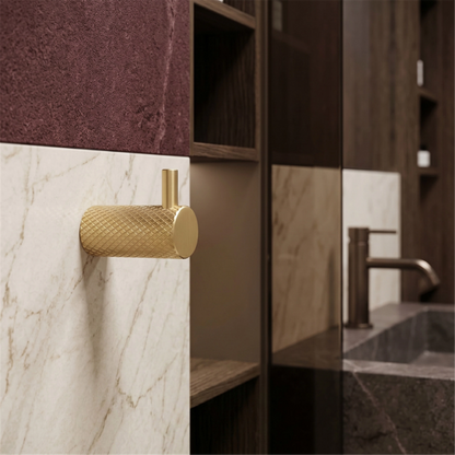 Badezimmerhaken A62305BG Gold Matt | Eleganter Wandhaken fürs Bad