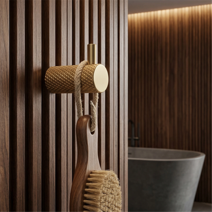 Badezimmerhaken A62305BG Gold Matt | Eleganter Wandhaken fürs Bad