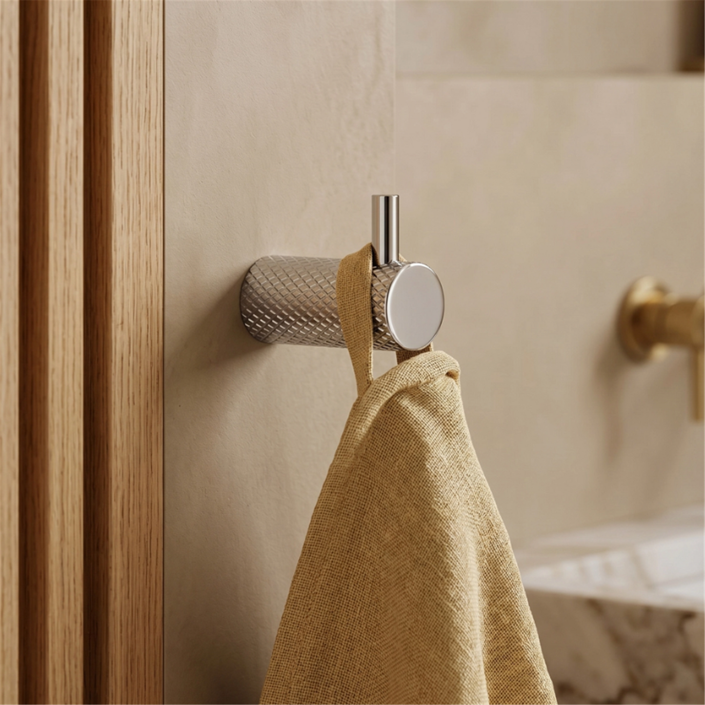 Badezimmerhaken A62305  Chrom | Eleganter Wandhaken fürs Bad