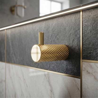 Badezimmerhaken A62305G Gold | Eleganter Wandhaken fürs Bad