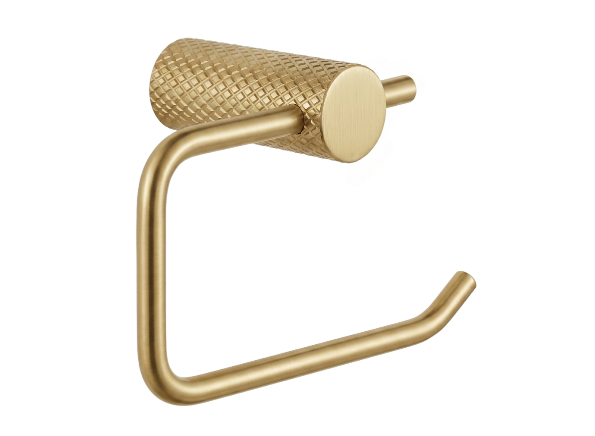 Toilettenpapierhalter Gold Matt Wandmontage Metall